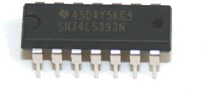iBAT SOLUTIONS 3PCS 74 LS 393 Dual 4-Bit Binary Counter IC 74LS393 Electronic Components Electronic Hobby Kit