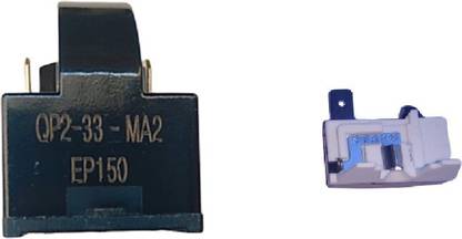 PANISTHA 1 Pieces 33 Ohm 2 Pin Gold pin PTC Starter Relay Suitable for 165 LTR to 300 LTR Refrigerator Temperature Sensor and Controller Electronic Hobby Kit Temperature Sensor and Controller Electronic Hobby Kit