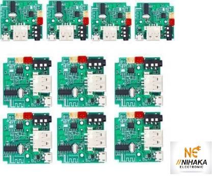 NIHAKA TG113 Speaker Board, 5V Bluetooth Amplifier FM USB AUX Module 2 Pcs Electronic Components Electronic Hobby Kit