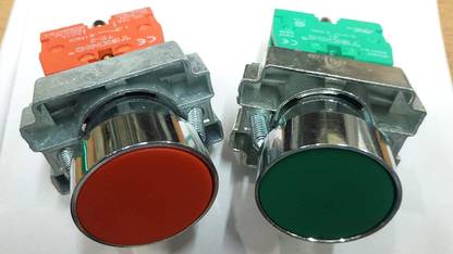 V-YAN 2 Push Buttons 1 Green 1 Red with 2 NO 2NC Three Phase Electronic Components Electronic Hobby Kit