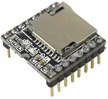 AUTO BOTIX Mini Mp3 Player Module MP3-TF-16P V3.0 SD with Serial Port & Tf Card + U Disk Electronic Components Electronic Hobby Kit