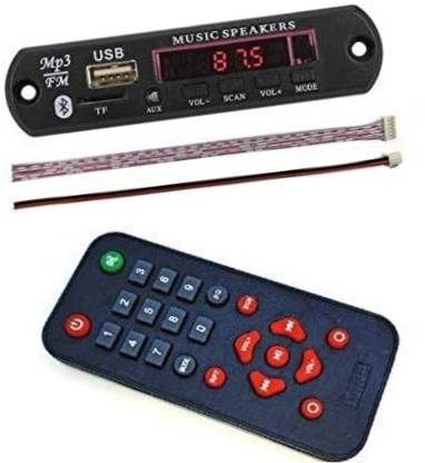 DIYtronics Bluetooth Fm USB AUX Card MP3 Stereo Audio Player IR Remot FM Transmitter Electronic Hobby Kit
