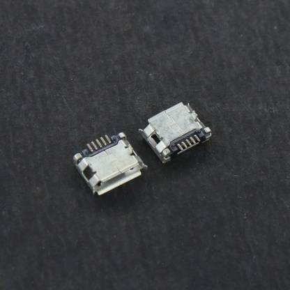 Electronic Spices SMD 5 Pin B Type Female USB data transfer charging Connector Pack of 10 Electronic Components Electronic Hobby Kit