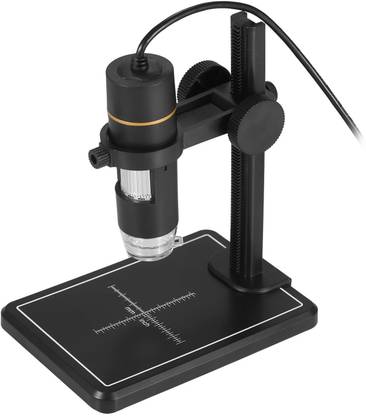 microware 1000X USB Digital Microscope 8-LED Light Magnifying Glass Magnifier with Stand Educational Electronic Hobby Kit
