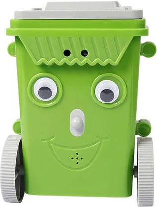 Roboflash DIY Smart Vacuum Obstacle Avoidance Vacuum Cleaner Robot DIY Automatic Trash Can Educational Electronic Hobby Kit