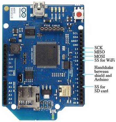 arduino Wifi Shield Electronic Components Electronic Hobby Kit