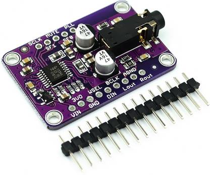 xcluma DAC Module 1334 UDA1334A I2S DAC Stereo Decoder Module For uno 3.3V - 5V Electronic Components Electronic Hobby Kit