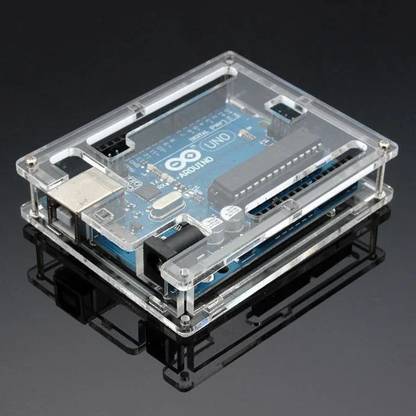 Harical Transparent Case Shell Enclosure Gloss Box For Arduino UNO R3 Micro Controller Board Electronic Hobby Kit