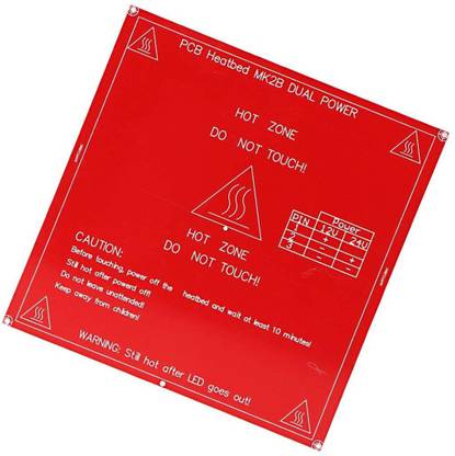 INVENTO 3D Printer 12V - 24V Heatbed MK2b 214 x 214mm PCB Dual Power Reprap MK2 Prusa i3 Automotive Electronic Hobby Kit