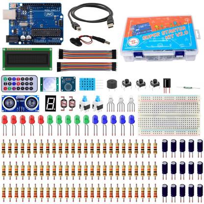 SunRobotics Arduino Uno Based Super Starter Kit with Full Learning Guide with Tutorials V2.0 Electronic Components Electronic Hobby Kit
