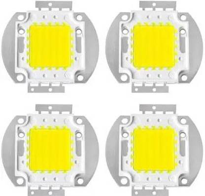 SYMFONIA 4 Pieces DC 9V-12V 20w Cool White Led Smd Bead Chips Light Light Electronic Hobby Kit