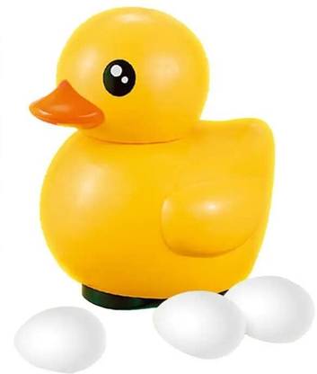 Pepstter Electronic Duck Laying Egg Toy for Kids with Three Plastic Egg Will Lay Egg Toy Game Electronic Hobby Kit
