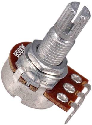 Calandis Long Split Shaft Guitar Bass Volume Tone Control Pots Potentiometer 500K Electronic Components Electronic Hobby Kit