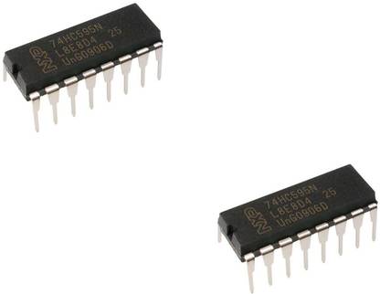 Flyrobo (2 Pcs) Pro3D 74HC595 Serial to Parallel Shifting IC Electronic Components Electronic Hobby Kit
