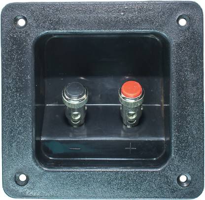 Ovicart 2 Pin Square 85mm Speaker Terminal Box Electronic Components Electronic Hobby Kit