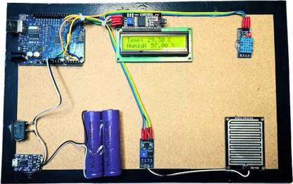 Mechanic37 Weather Monitoring And Rain Detection System With Report Ready-to-Use Project Educational Electronic Hobby Kit