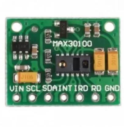 Prakti Enterprises Prakti MAX30100 Pulse Oximeter Heart Rate Sensor Module I2C Interface INT Pin Electronic Components Electronic Hobby Kit