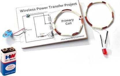 ERHIndia Wireless Power Transmission Project Mutual Induction for Class 12 Transfer Electronic Components Electronic Hobby Kit