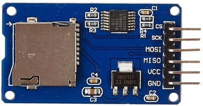 Vayuyaan M020 Micro/Mini SD TF Card Reader Module Storage board For Arduino 6 PIN Educational Electronic Hobby Kit