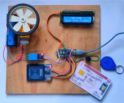 Sam Electron Final Year Engineering Project RFID Engine Ignition System Educational Electronic Hobby Kit