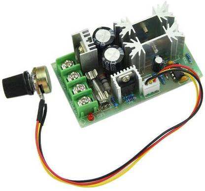 IOTCART 1200W PWM Motor Speed Controller with Potentiometer Electronic Components Electronic Hobby Kit