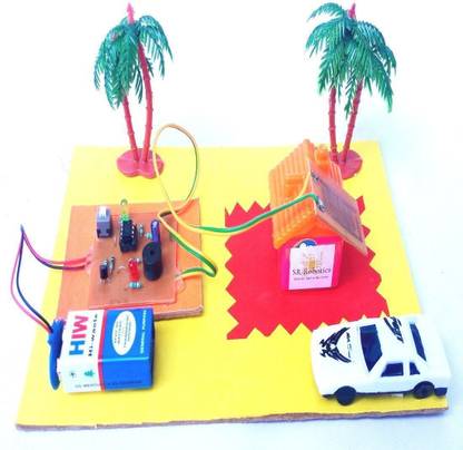 SR ROBOTICS Rain Alarm School Science Project Working Model ,Do It Your Self Kit Educational Electronic Hobby Kit