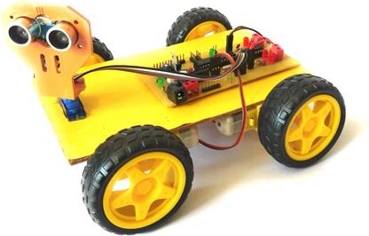 SR ROBOTICS SR Robotics Obstacle Avoiding Robot pre-programmed ready robot Educational Electronic Hobby Kit