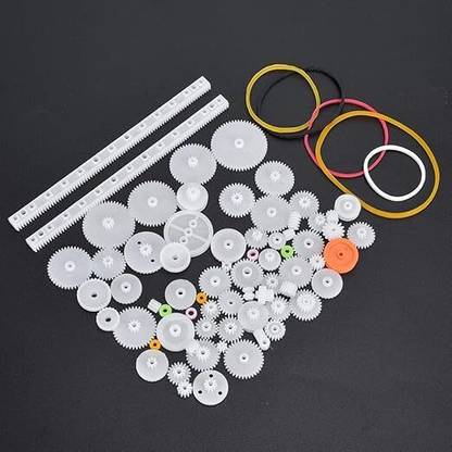 EASTRA HGH QUALITY 78 PCS Plastic Gear Set Gears Car Robot for electronic school Electronic Components Electronic Hobby Kit