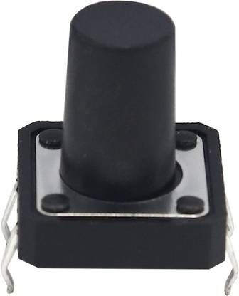 Electronic Spices 12 x 12 x 13mm Black color tactile momentary push button switch Electronic Components Electronic Hobby Kit