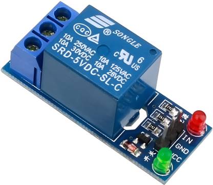 R&D 1 Channel 5V 10A Relay Control Board Module with Optocoupler Electronic Components Electronic Hobby Kit