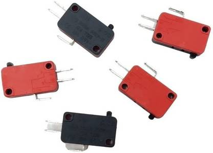 DIYtronics Switch Push Button AC DC 125v-250v 0.6-6 Ampere Electronic Components Electronic Hobby Kit
