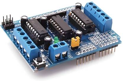 R&D L293D Motor Driver Shield 4-Channel DC Motor Controller for Robotics Project Electronic Components Electronic Hobby Kit