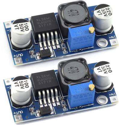 shockley XL6009 DC-DC Boost Converter Module 3V-32V to 5V-35V Power Supply Module (2 PCS) Power Supply Electronic Hobby Kit
