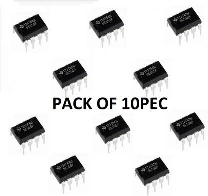 Vikash electronic NE555 TIMER IC (10 PEC ) Electronic Components Electronic Hobby Kit