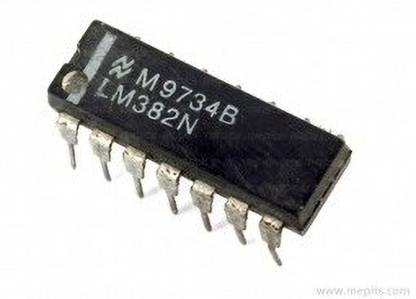 iBAT SOLUTIONS LM382N Dual Preamplifier IC - LM 382 N Used For Low-Level Signal Amplifications Electronic Components Electronic Hobby Kit