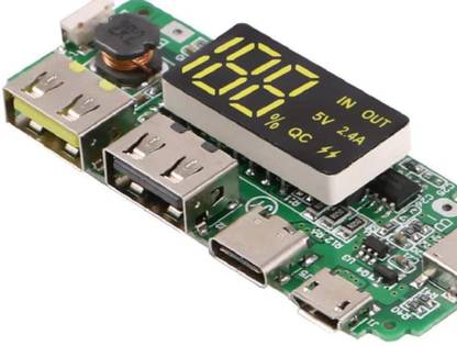 Electronics Crafts C-type power bank Charging Module Dual USB 5V 2.4A Mini Type-C circuit Electronic Components Electronic Hobby Kit