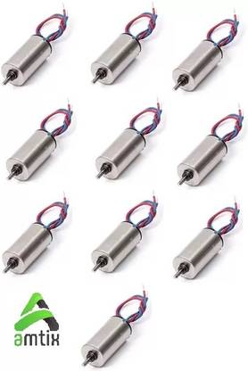AMTIX RC Drone motors for xquadcopter Quadcopter spare micro motors(Pack of 10)i Motor Control Electronic Hobby Kit