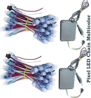 SG Flash Pack of 2 LED Light Multicolor, Transparent Rice Lights Electronic Components Electronic Hobby Kit