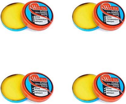 Flyrobo (4 pc) Welfix Soldering Flux Paste -10gm - - Electronic Components Electronic Hobby Kit
