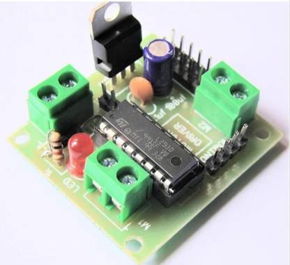 TES-EV L293D Motor Driver Board With 7805 Power Supply Game Electronic Hobby Kit
