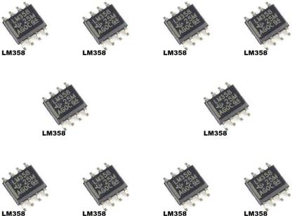 Flyrobo (10 Pcs) Pro3D LM358 SMD IC - Low Power Dual Op-Amp IC Electronic Components Electronic Hobby Kit