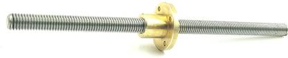 INVENTO 1Pcs 100mm SS304 Threaded Rod M10 10mm OD+M10 nut 1.5mm Pitch 10mm Automotive Electronic Hobby Kit