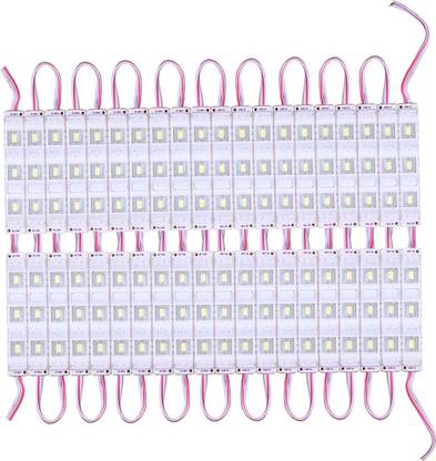 Electronic Spices 12V 2W Bright white color waterproof 5630 3 LED module pack of 50pcs Electronic Components Electronic Hobby Kit