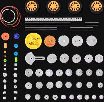 EASTRA Toy Model Pulley Plastic Worm Gear Reducer DIY Kit Electronic Components Electronic Hobby Kit
