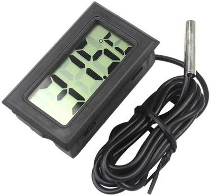 a2z quality products Mini Digital LCD Thermometer Temperature Meter with Probe Sensor Fridge Freezer Temperature Sensor and Controller Electronic Hobby Kit