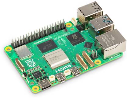 Electronixmart Raspberry Pi 5 8GB RAM 64-bit Quad-core Arm Cortex-A76 AM3+Socket Micro-ATX ARMv7 Chipset DDR4 Motherboard for Desktop, Laptop, Mobile, Tablet, Workstation, Server