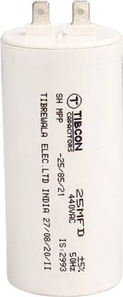 KIING TIBCON 25 MFD Capacitor For Motor Electronic Components Electronic Hobby Kit