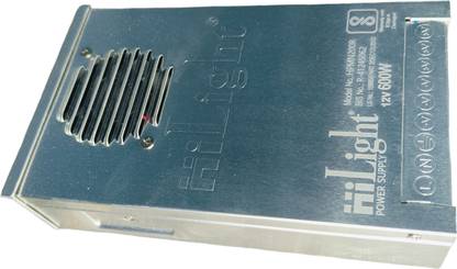 Riptu Hi-Light Power Supply 12V 600W for Pixel LED Lights, PC, CCTV Micro Controller Board Electronic Hobby Kit