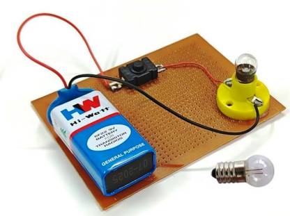 ERHIndia Simple Electric Circuit Science Project Working Model Electronic Components Electronic Hobby Kit