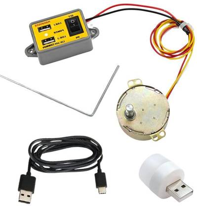 ERHIndia Mechanical Emergency Mobile Charger Generator Dynamo Science Project